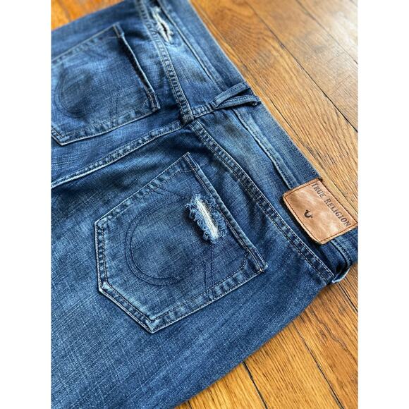 TRUE RELIGION 'Cameron' Slim Boyfriend Jeans sz 30 (actual 35W) - Picture 10 of 16